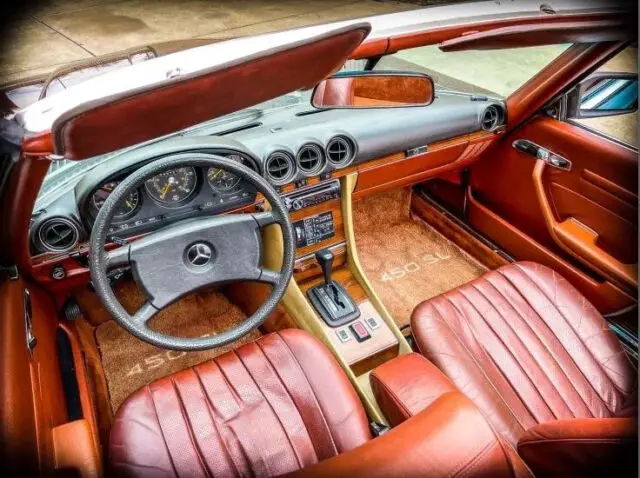 1980 mercedes-benz sl-class 450sl convertible 8 cylinder 4 speed auto 94,292 mi