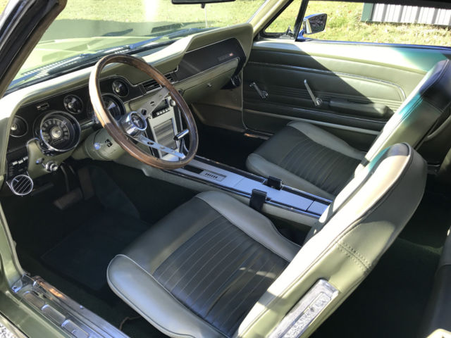 1967 mustang convertible - older restoration in ivy gold with 289 automatic