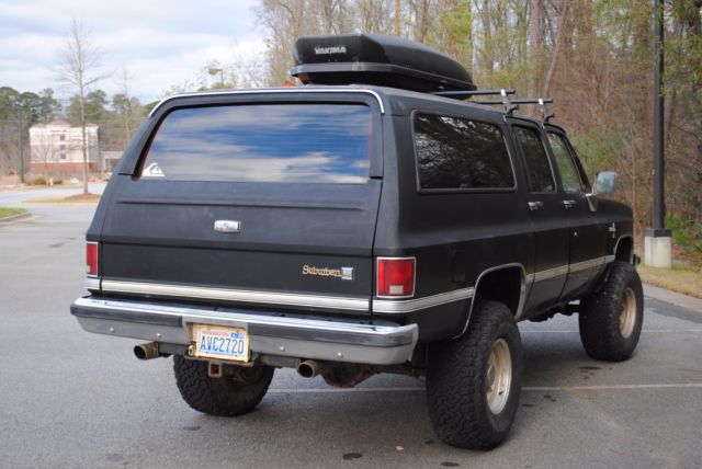 1987 chevy v20 silverado suburban 4x4 3/4ton great mountain truck