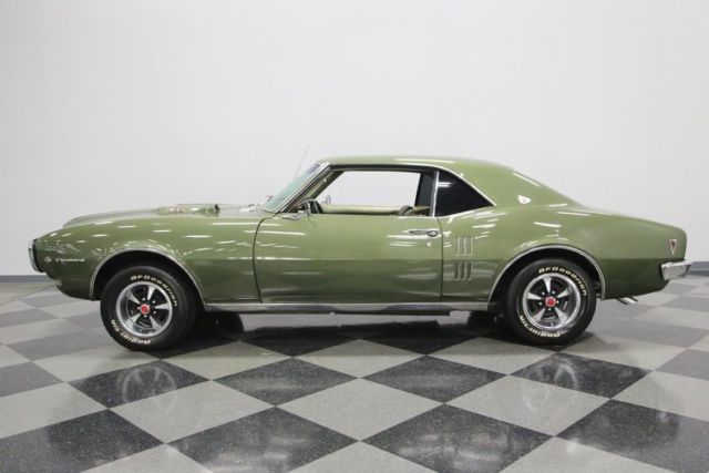 1968 pontiac firebird 55128 miles verdoro green coupe 455 v8 4 speed manual
