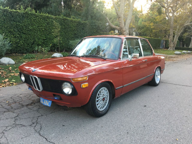 1976 bmw 2002 base coupe 2-door 2.0l 4 speed rust free