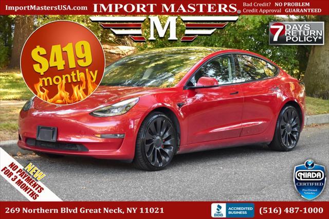 2022 tesla model 3 performance