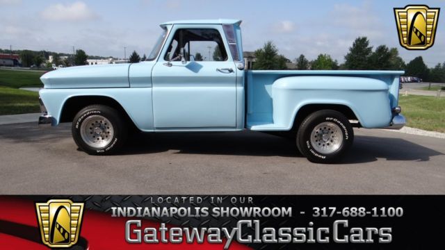 1965 chevrolet c10 2093 miles light blue truck 350 cid v8 700r4 4-speed auto