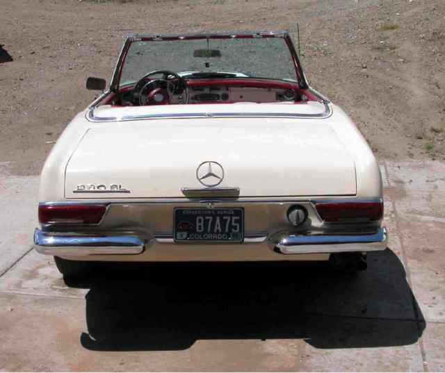 1966 mercedes 230 sl, extremely rare 3 seater, original condition! 42622 miles