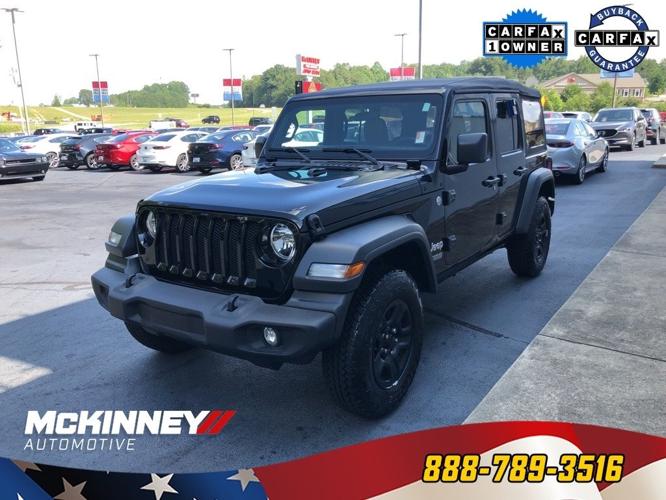 certified 2018 jeep wrangler 4wd unlimited sport easley, sc 29640 for sale in easley, south carolina
