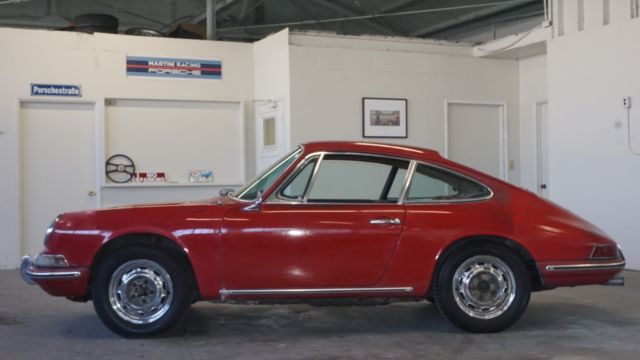 1966 porsche 912 red with red interior "all matching numbers"