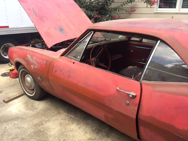 1967 chevrolet camaro base hardtop 2-doo