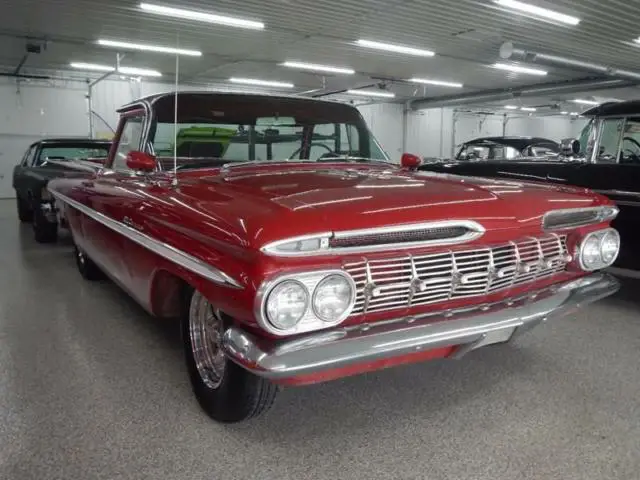 1959 chevrolet el camino 69101 miles red 327 automatic