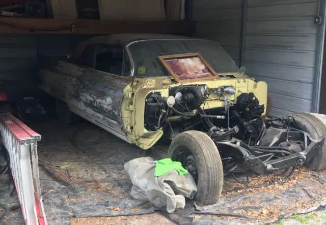 1962 solid car loading up in orlando nov 29th may deliver complete convertible