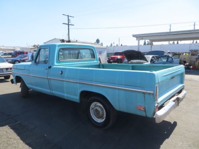 c 1969 ford f-100 truck 8-cylinder automatic gas no reserve