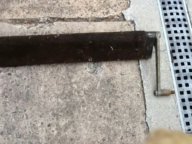 classic car rear foot rest