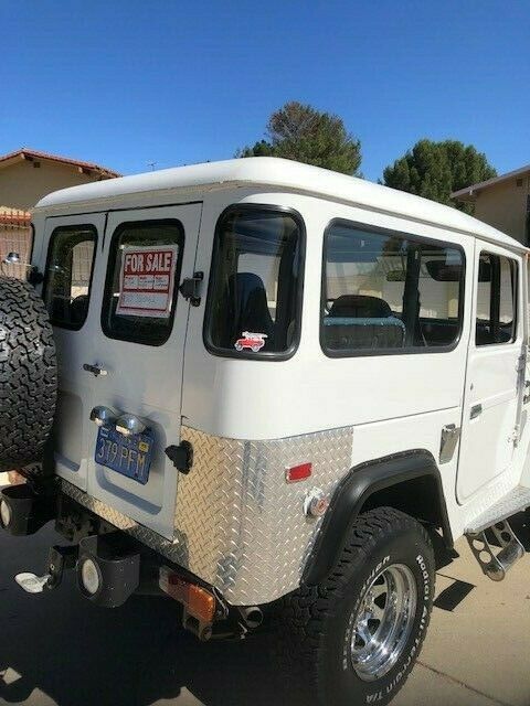 1975 toyota land cruiser beautiful restored rust-free example with chevy 350!