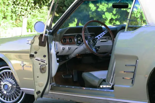 1966 mustang convertible in rare sauterne gold - new reduced reserve!!