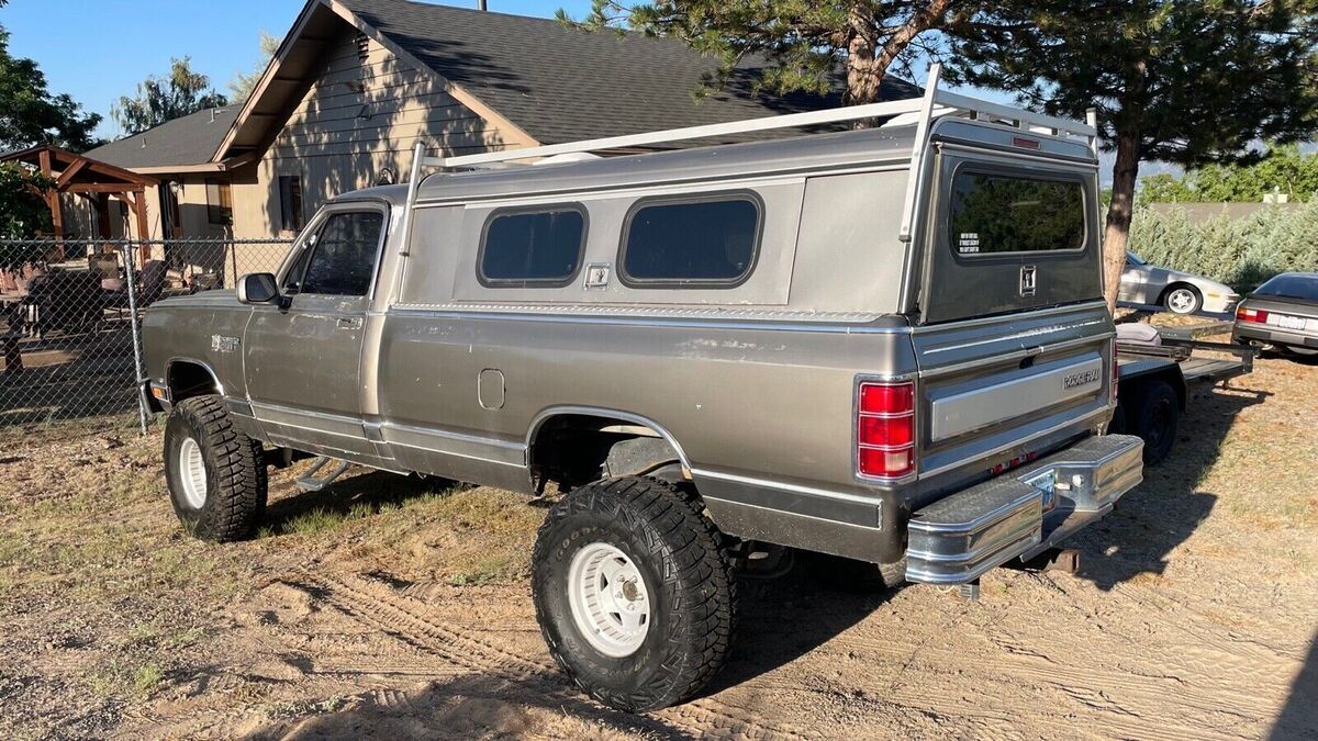 1979 dodge d/w series pickup grey 4wd manual w150