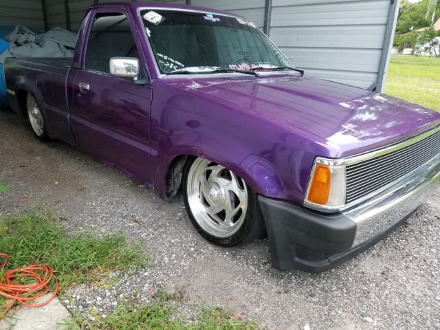 1988 mazda b2200 pickup truck, low rider, 5 speed short bed