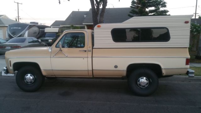 1977 gmc sierra 2500 3/4 ton camper special