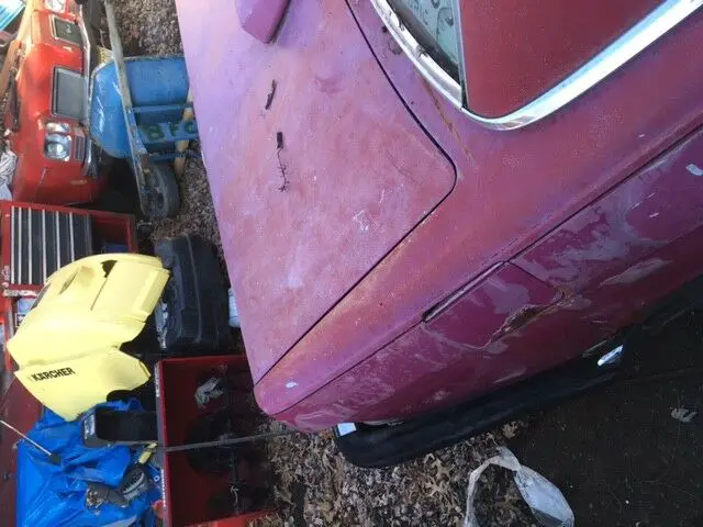 1977 mercedes benz 450 2dr red