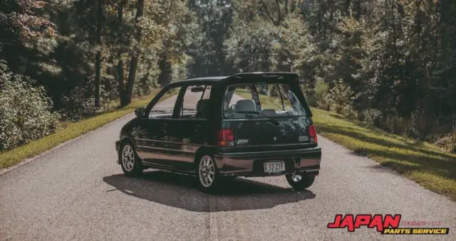 1990 daihatsu mira l200 r32 gtr grey 13" watanabe 3 cylinder rhd kei car l200s