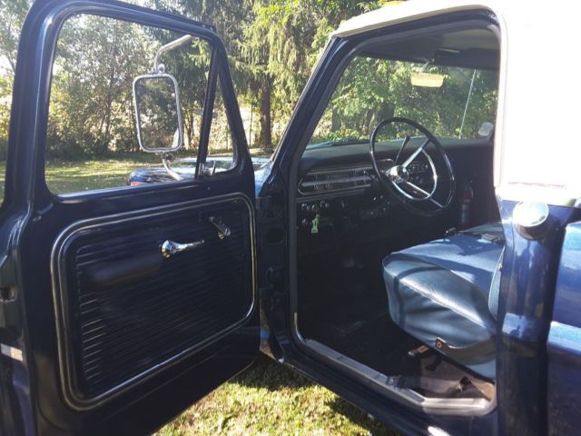 1 of a kind, 2nd owner, rust/dent free 1967 f100 custom cab camper special