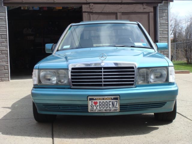 mercedes benz 190e w201 teal blue gorgeous great condition. must read all