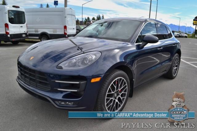 2018 porsche macan turbo/awd/premium pkg plus/heated&cooled seats/hea