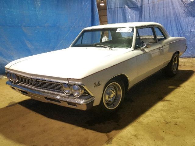 1966 chevrolet chevelle 300 95266 miles white coupe big block 454 v8 automatic