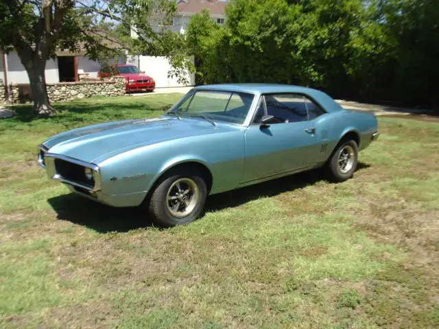 1967 pontiac firebird coupe 1968 1969 black ca plates