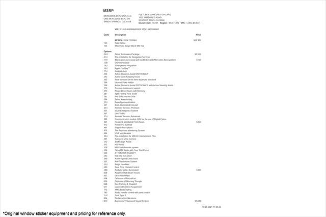 2024 mercedes-benz e-class e 350