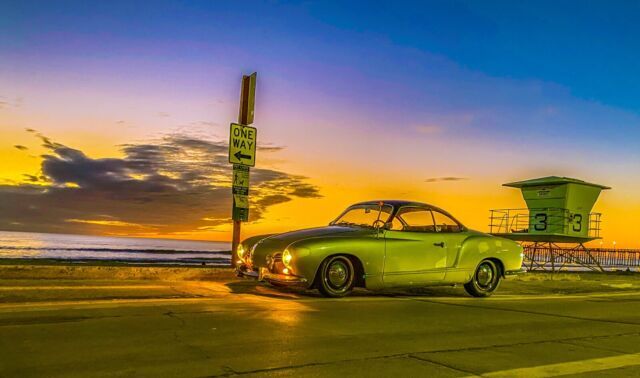 1957 volkswagen karmann ghia 1200 coupe coupe grey rwd manual
