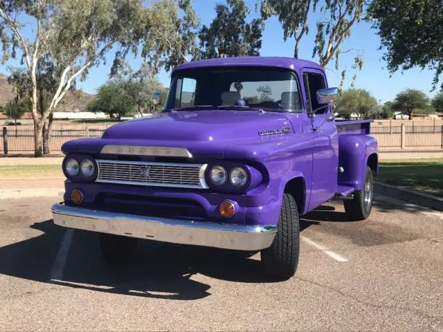 1960 dodge power giant d100 stepside lwb