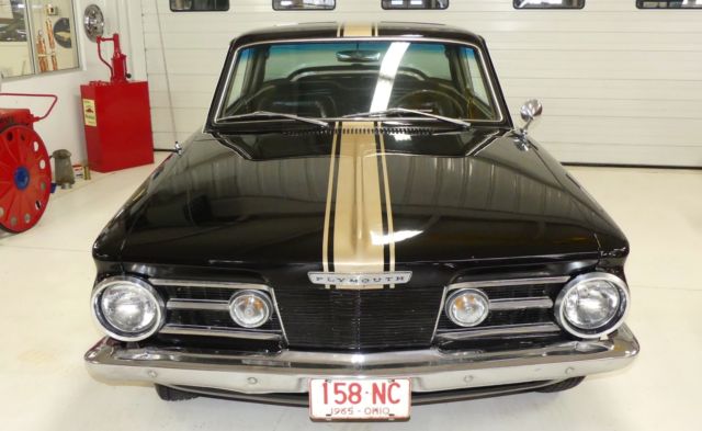 1965 plymouth barracuda 32885 miles black 2 door hard top 318 manual 4-speed