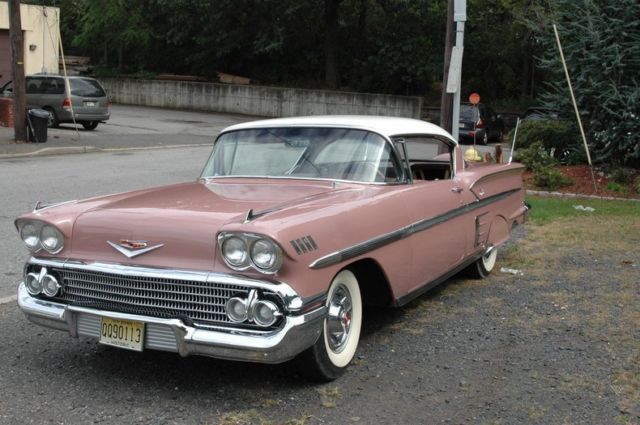 1958 coral cay 348 cid 4 speed professionally restored beautiful car