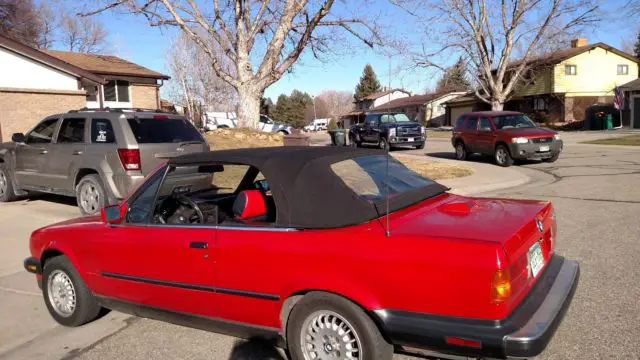 bmw 325i convertible, 1987, 150000 miles, runs and drives well