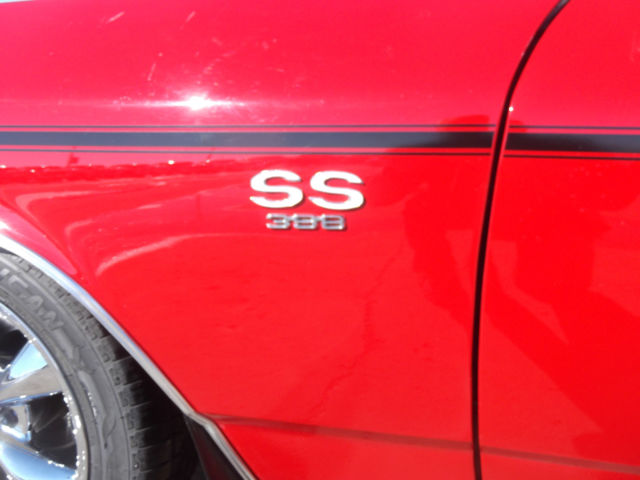 1969 chevrolet el camino ss 396 restored victory red, vintage a/c, big block