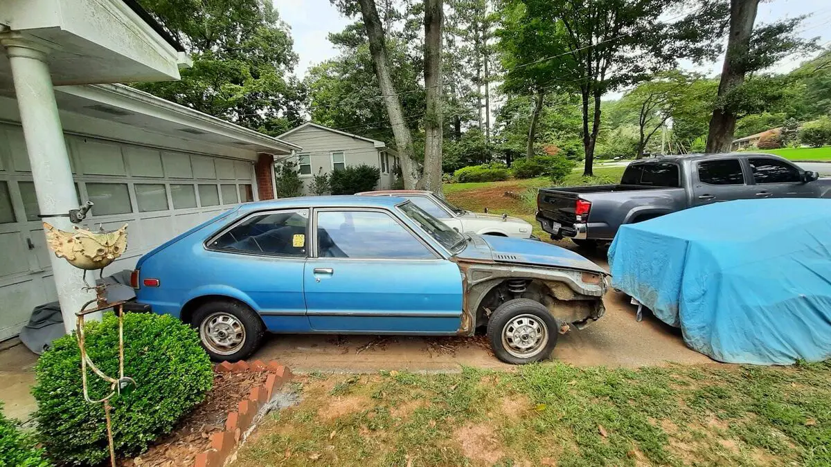 1977 honda accord hatchback blue fwd automatic cvcc