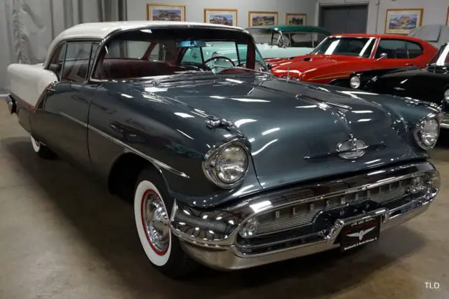1957 oldsmobile 88 j-2 holiday, two tone gray with 73056 miles available now!