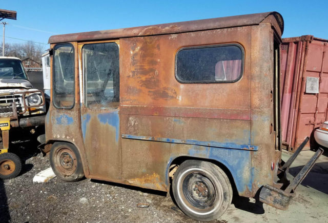 1963 willys jeep fj3 fleetvan rare rhd mail truck step van stepvan fj-3
