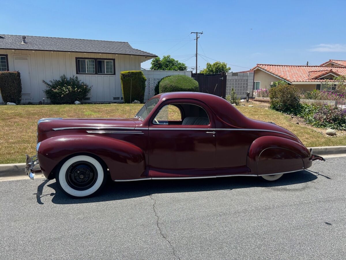 1940 lincoln zephyr 3 window coupe, chopped, bagged