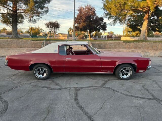 1969 pontiac grand prix coupe red rwd automatic model j