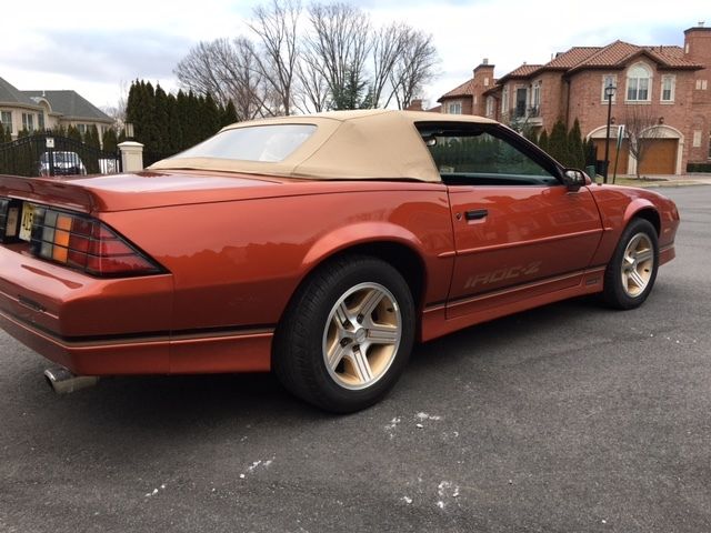 1988 chevrolet camaro iroc z/28 5.0l cinvertible