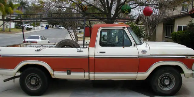 1977 ford f250 ranger xlt 7700 gvwr pickup truck 400ci v8 star wars year truck!