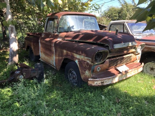 1959 gmc 100 truck swb fleet truck rare not apache 3100 no reserve
