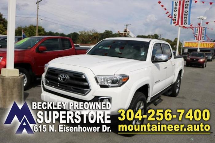 2016 toyota tacoma limited 4x4 limited 4dr double cab 5.0 ft sb for sale in beckley, west virginia