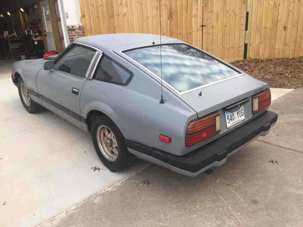 1982 nissan 280zx coupe grey rwd automatic