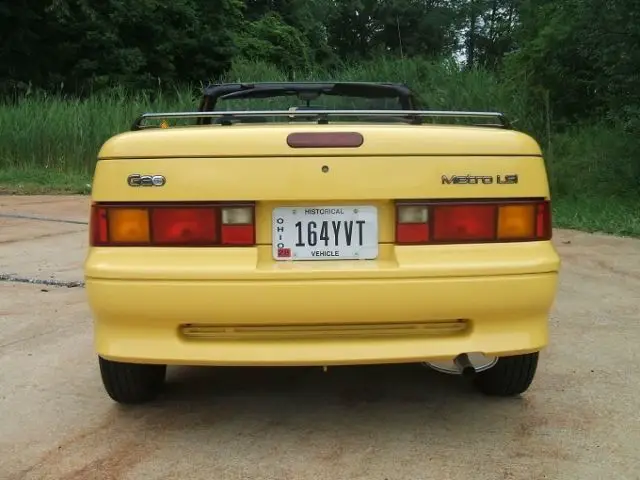 1991 geo metro lsi convertible auto 36000 original miles