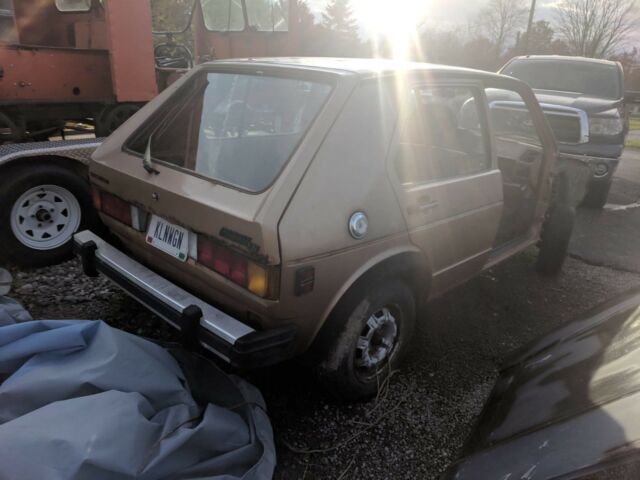 1982 vw rabbit ls 4 door shell