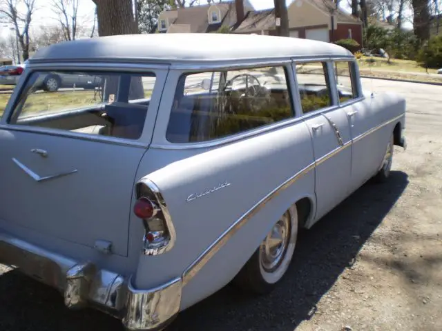 1956 chevy 210 wagon barn find