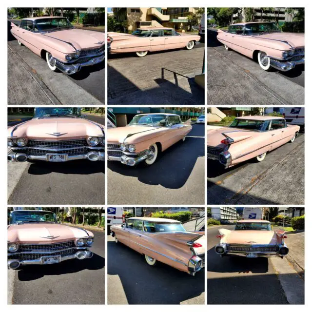 1959 cadillac sedan de ville series 63 4 window flat top.. 1955 1957 1960 1961