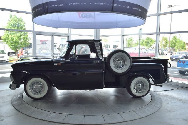 1965 chevrolet c10 stepside black