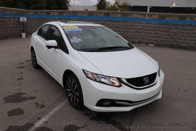 certified 2015 honda civic ex-l sedan indianapolis, in 46240 for sale in indianapolis, indiana